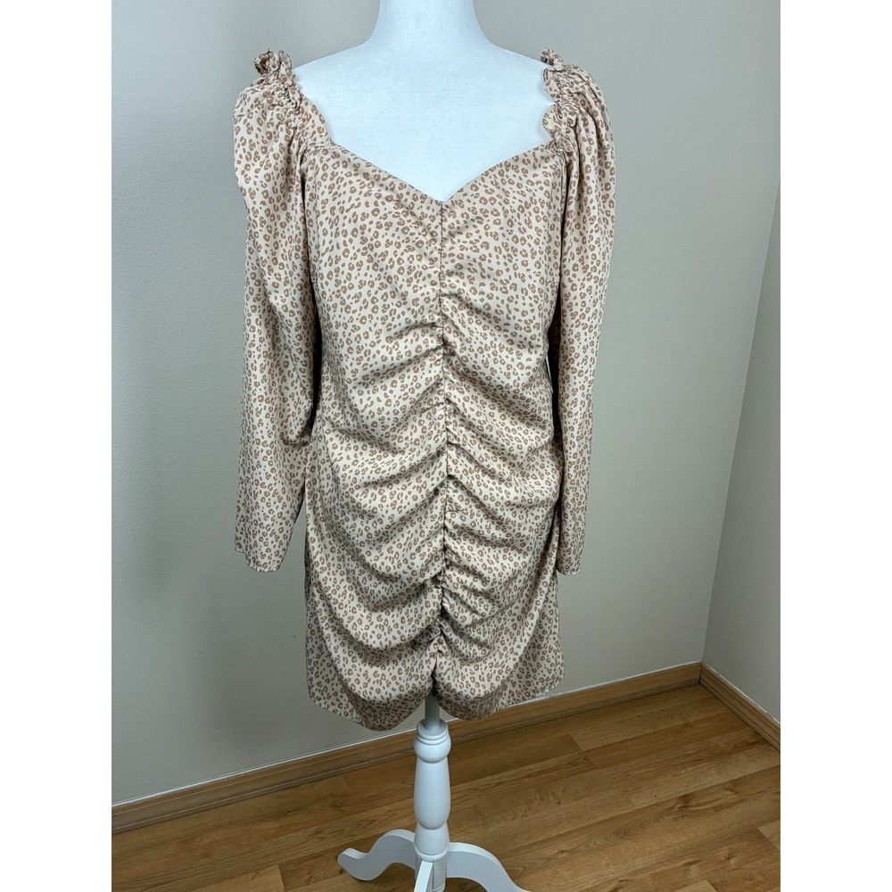 Vero Moda On or Off the Shoulder Ruched Dress Size XL